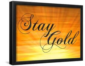 Stay Gold Ponyboy-null-Framed Poster