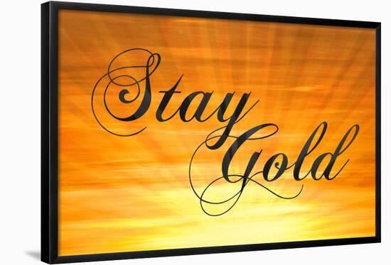 Stay Gold Ponyboy-null-Framed Poster