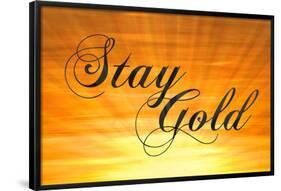 Stay Gold Ponyboy-null-Framed Poster