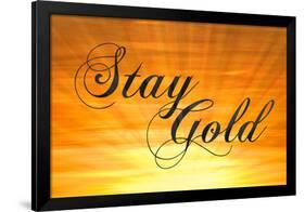 Stay Gold Ponyboy-null-Framed Poster