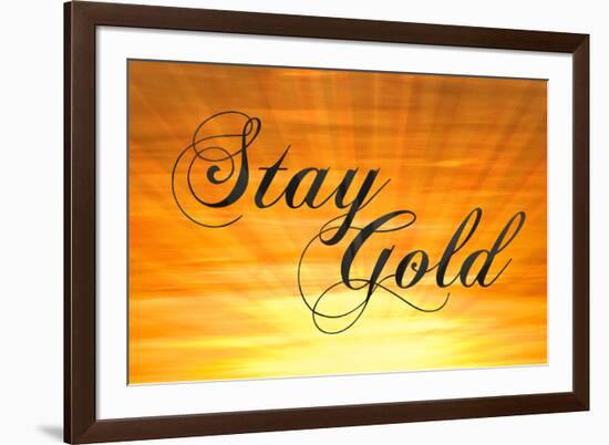 Stay Gold Ponyboy-null-Framed Art Print