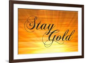 Stay Gold Ponyboy-null-Framed Art Print