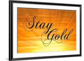 Stay Gold Ponyboy-null-Framed Art Print