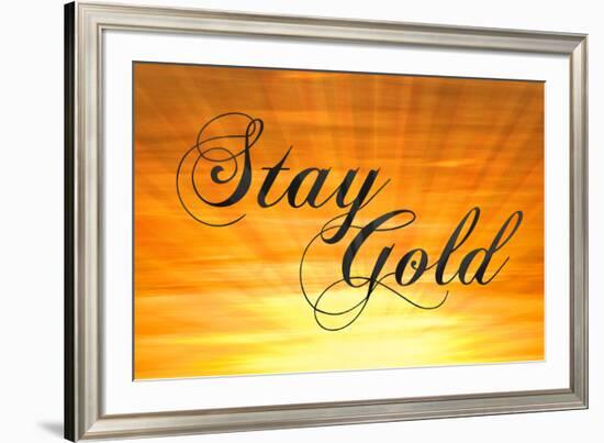 Stay Gold Ponyboy-null-Framed Art Print