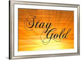 Stay Gold Ponyboy-null-Framed Art Print