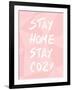 Stay Home Stay Cozy-Anna Quach-Framed Art Print