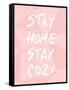 Stay Home Stay Cozy-Anna Quach-Framed Stretched Canvas