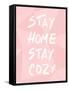 Stay Home Stay Cozy-Anna Quach-Framed Stretched Canvas