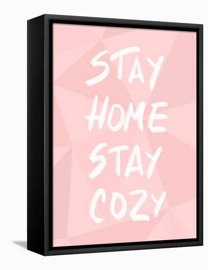 Stay Home Stay Cozy-Anna Quach-Framed Stretched Canvas