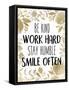 Stay Humble 1-Kimberly Allen-Framed Stretched Canvas