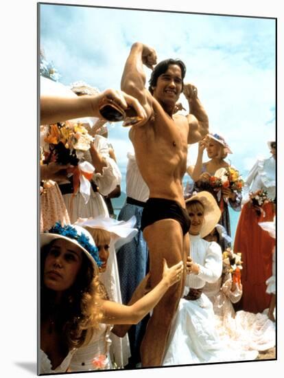 Stay Hungry, Arnold Schwarzenegger, 1976-null-Mounted Photo