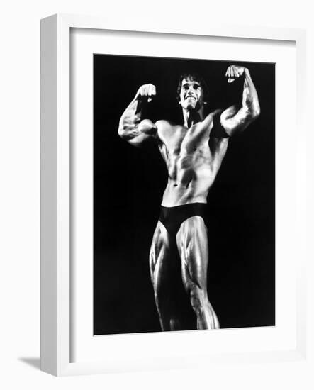 Stay Hungry, Arnold Schwarzenegger, 1976-null-Framed Photo