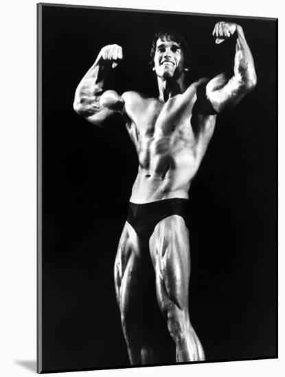 Stay Hungry, Arnold Schwarzenegger, 1976-null-Mounted Photo