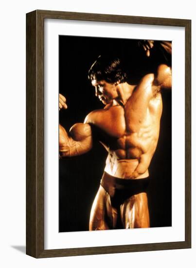 Stay Hungry, Arnold Schwarzenegger, 1976-null-Framed Photo