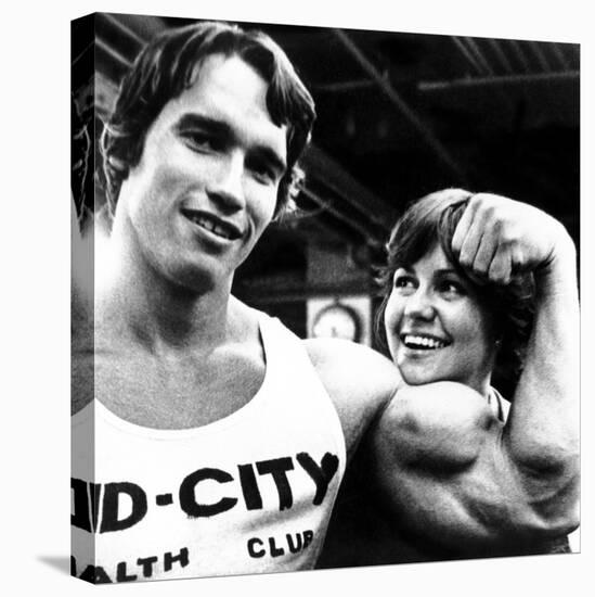 Stay Hungry, Arnold Schwarzenegger, Sally Field, 1976-null-Stretched Canvas