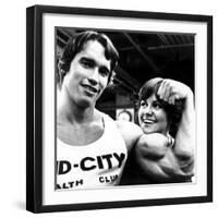 Stay Hungry, Arnold Schwarzenegger, Sally Field, 1976-null-Framed Photo