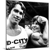 Stay Hungry, Arnold Schwarzenegger, Sally Field, 1976-null-Mounted Photo