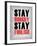 Stay Hungry Stay Foolish Poster Grey-NaxArt-Framed Art Print