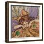 Stay in Bed Fairy-Linda Ravenscroft-Framed Giclee Print