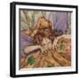 Stay in Bed Fairy-Linda Ravenscroft-Framed Giclee Print