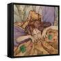 Stay in Bed Fairy-Linda Ravenscroft-Framed Stretched Canvas