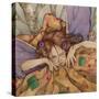 Stay in Bed Fairy-Linda Ravenscroft-Stretched Canvas