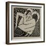 Stay Me with Apples, 1925-Eric Gill-Framed Giclee Print