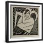 Stay Me with Apples, 1925-Eric Gill-Framed Giclee Print