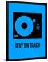 Stay on Track Blue-NaxArt-Framed Art Print