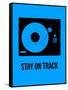 Stay on Track Blue-NaxArt-Framed Stretched Canvas