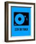 Stay on Track Blue-NaxArt-Framed Art Print