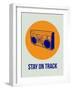 Stay on Track Boombox 1-NaxArt-Framed Art Print