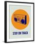 Stay on Track Boombox 1-NaxArt-Framed Art Print