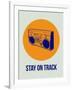 Stay on Track Boombox 1-NaxArt-Framed Art Print