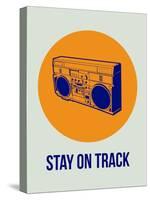 Stay on Track Boombox 1-NaxArt-Stretched Canvas