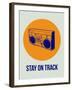 Stay on Track Boombox 1-NaxArt-Framed Art Print