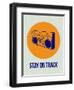 Stay on Track Boombox 1-NaxArt-Framed Art Print