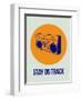 Stay on Track Boombox 1-NaxArt-Framed Art Print