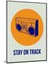 Stay on Track Boombox 1-NaxArt-Mounted Art Print