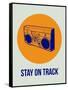 Stay on Track Boombox 1-NaxArt-Framed Stretched Canvas