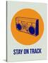 Stay on Track Boombox 1-NaxArt-Stretched Canvas