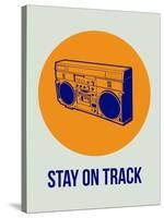 Stay on Track Boombox 1-NaxArt-Stretched Canvas