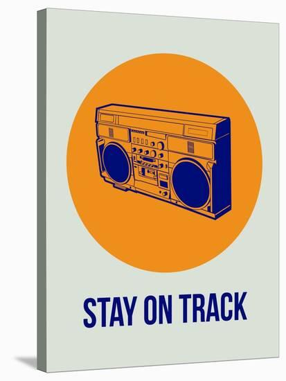 Stay on Track Boombox 1-NaxArt-Stretched Canvas