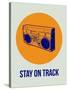 Stay on Track Boombox 1-NaxArt-Stretched Canvas