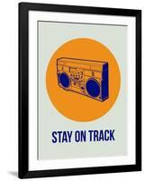 Stay on Track Boombox 1-NaxArt-Framed Art Print