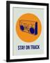 Stay on Track Boombox 1-NaxArt-Framed Art Print