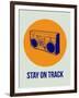 Stay on Track Boombox 1-NaxArt-Framed Art Print