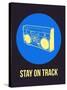 Stay on Track Boombox 2-NaxArt-Stretched Canvas