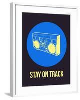 Stay on Track Boombox 2-NaxArt-Framed Art Print