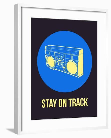 Stay on Track Boombox 2-NaxArt-Framed Art Print